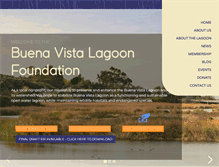 Tablet Screenshot of buenavistalagoon.org